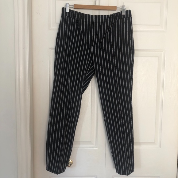 Zara Pinstripe Trousers - Picture 2 of 4